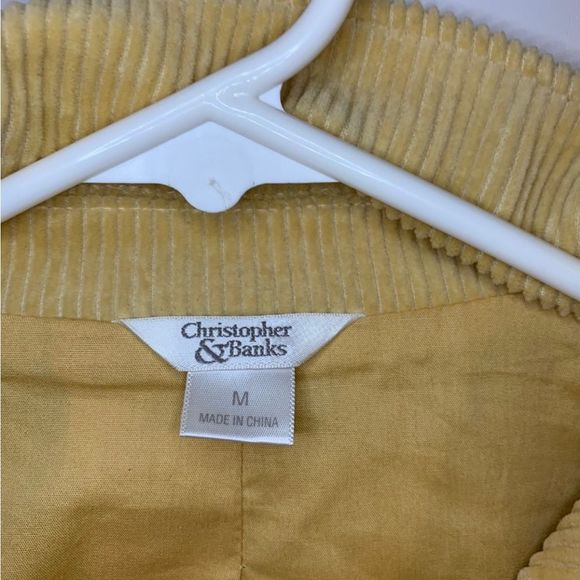Christopher & Banks Tan Corduroy Jacket - Picture 3 of 4